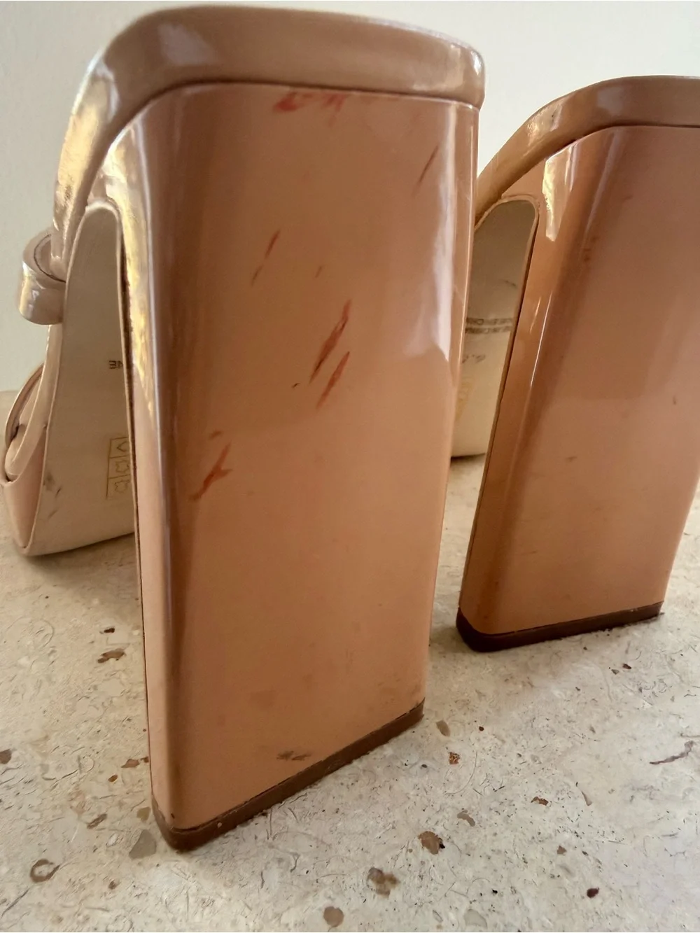 Jeffrey Campbell strappy nude